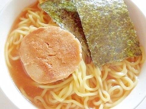 えのきと海苔のラーメン